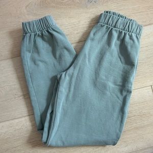 Brandy Melville/John Galt Rosa Sweatpants Sage Green-Worn Once